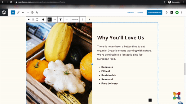 changing image on wordpress