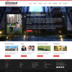 Web Design for real estate company named Siddha, by Biorev Renderings Studio. Web Design and Development Services illustration